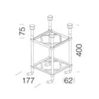 Disano - Accessoire 299 Tiges Scellements Acier 200x200