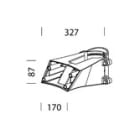 Disano - Accessoire 281 Bras Court graphite pour VISCONTI
