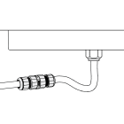 Disano - Accessoire 339 Connecteur 3 pôles noir CRIPTO MICRO