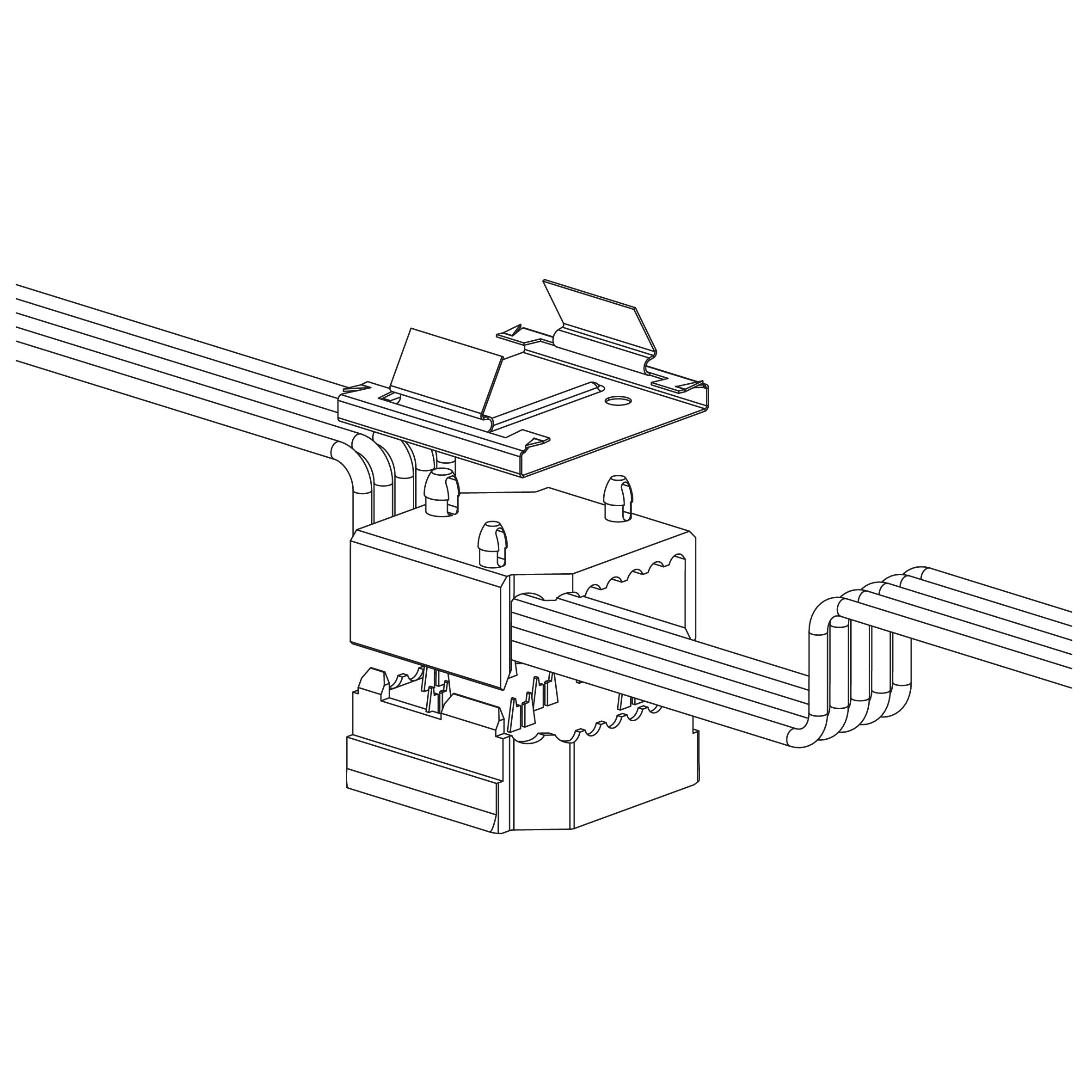 Disano - Accessoire 6620 Sectionneur 7 Poles blanc