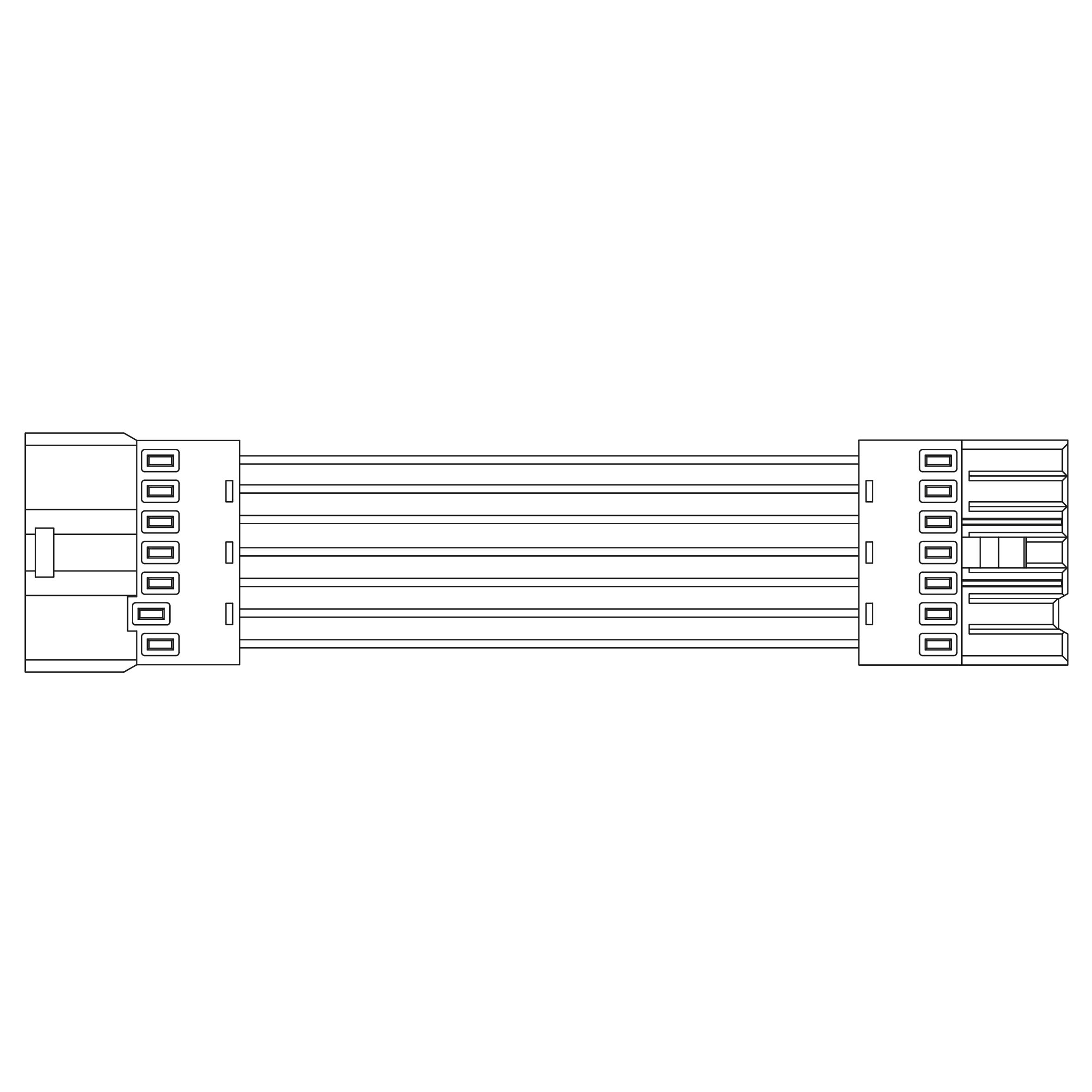 Disano - Accessoire 6621 Raccordement électrique 11 Poles blanc