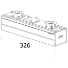 Disano - Accessoire 6624 Capot Sectionneur 7 Poles blanc