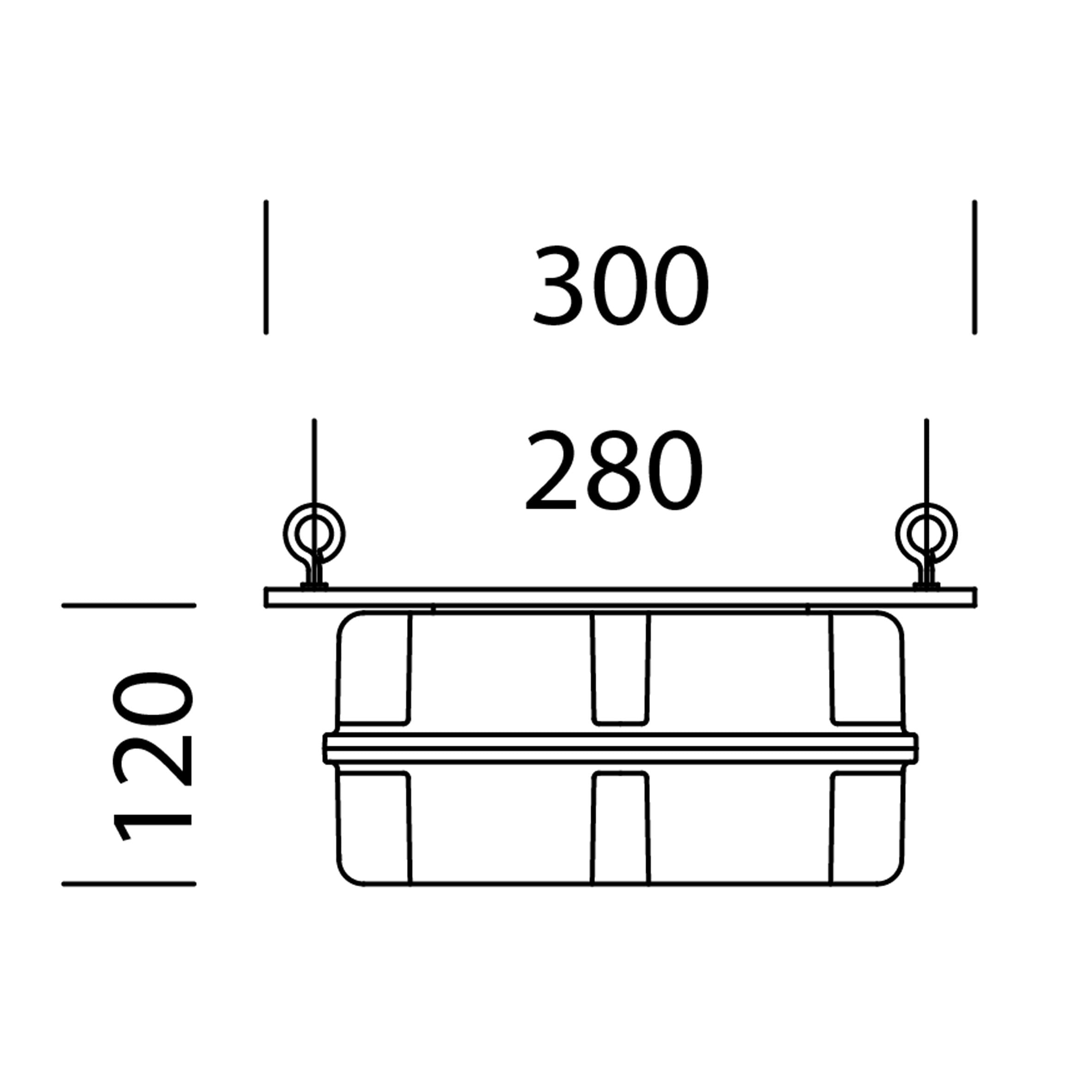 Disano - Accessoire 1175 Boitier Secours ASTRO noir