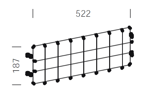 Disano - Accessoire 25 Grille Protection 2180A2185 noir