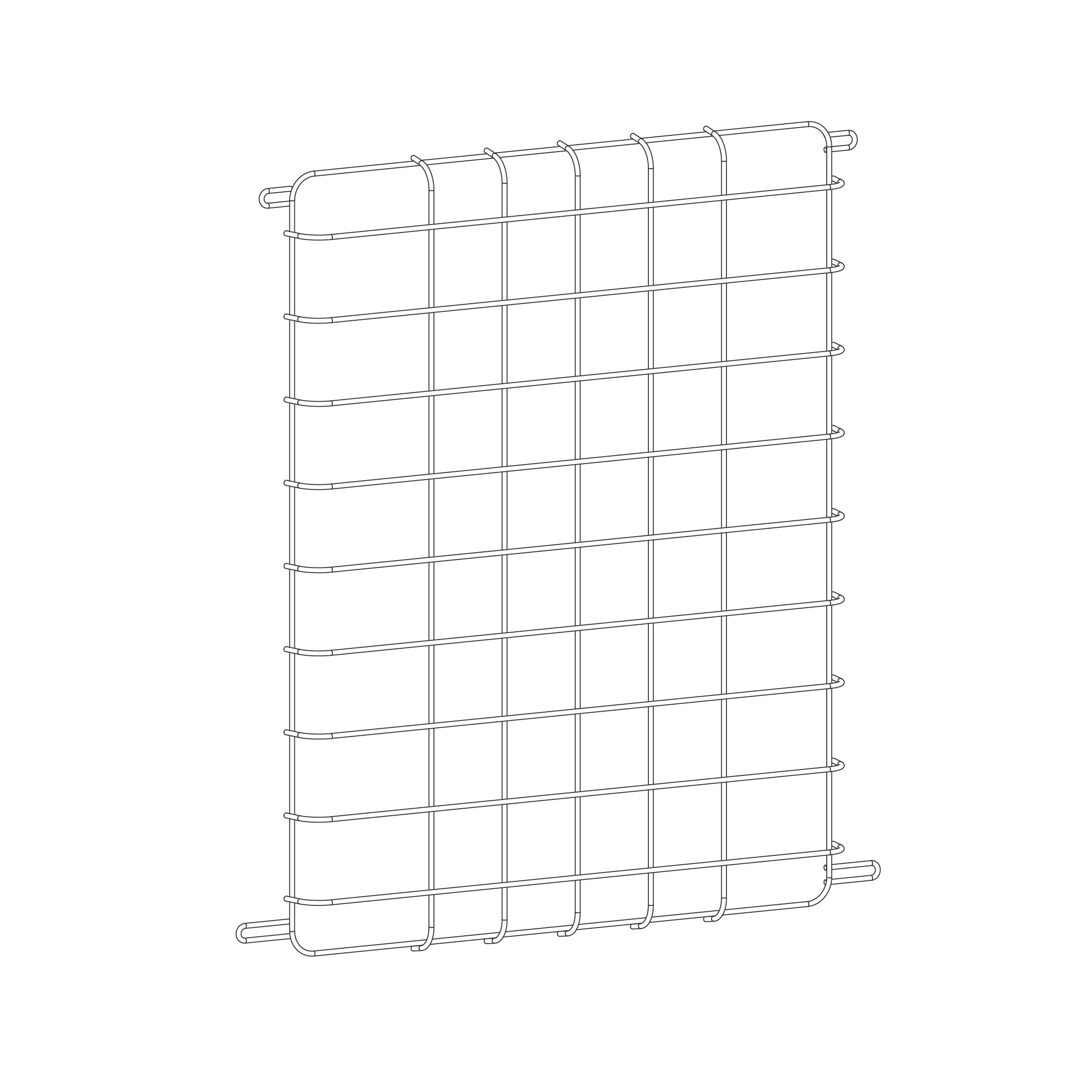 Disano - Accessoire 462 Grille protection antichoc CROMO noir