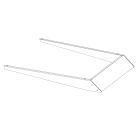 Disano - Accessoire 463 Visieèe 1 module CROMO noir