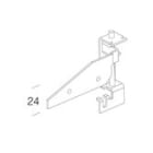 Disano - Accessoire 901 Etrier réglable 4 pièces galvanisé