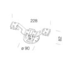 Disano - Accessoire 55 Fixation Suspension Pour SFORZA