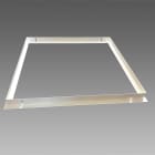 Disano - Cadre encastré pour Dalle 1200X300 en acier laqué blanc pour plafond à découpe