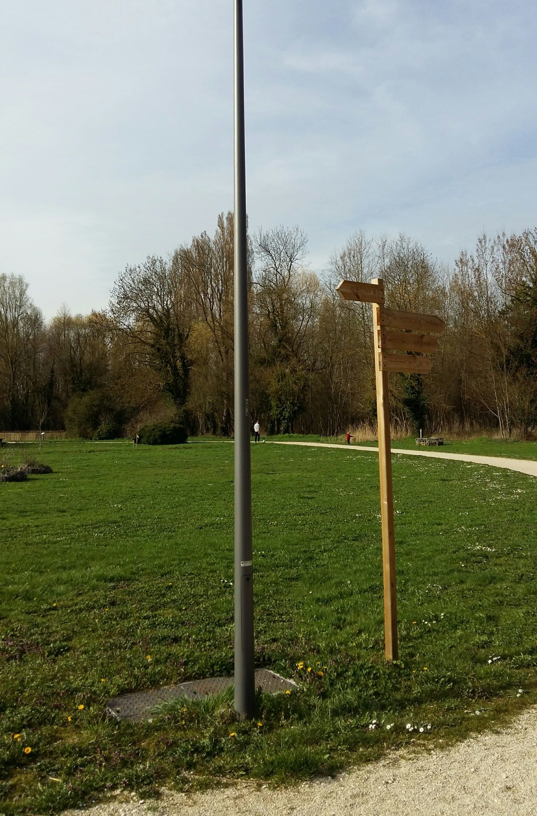 Disano - Mât 3M50 Cylindro Conique "Ral" 120/60 sans tiges