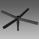 Disano - CRT Quatruple crosse graphite 0,5M pour mât Cylindro Conique