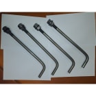 Disano - Lot 4 Tiges de scellement M18 Longueur 400mm lisse acier