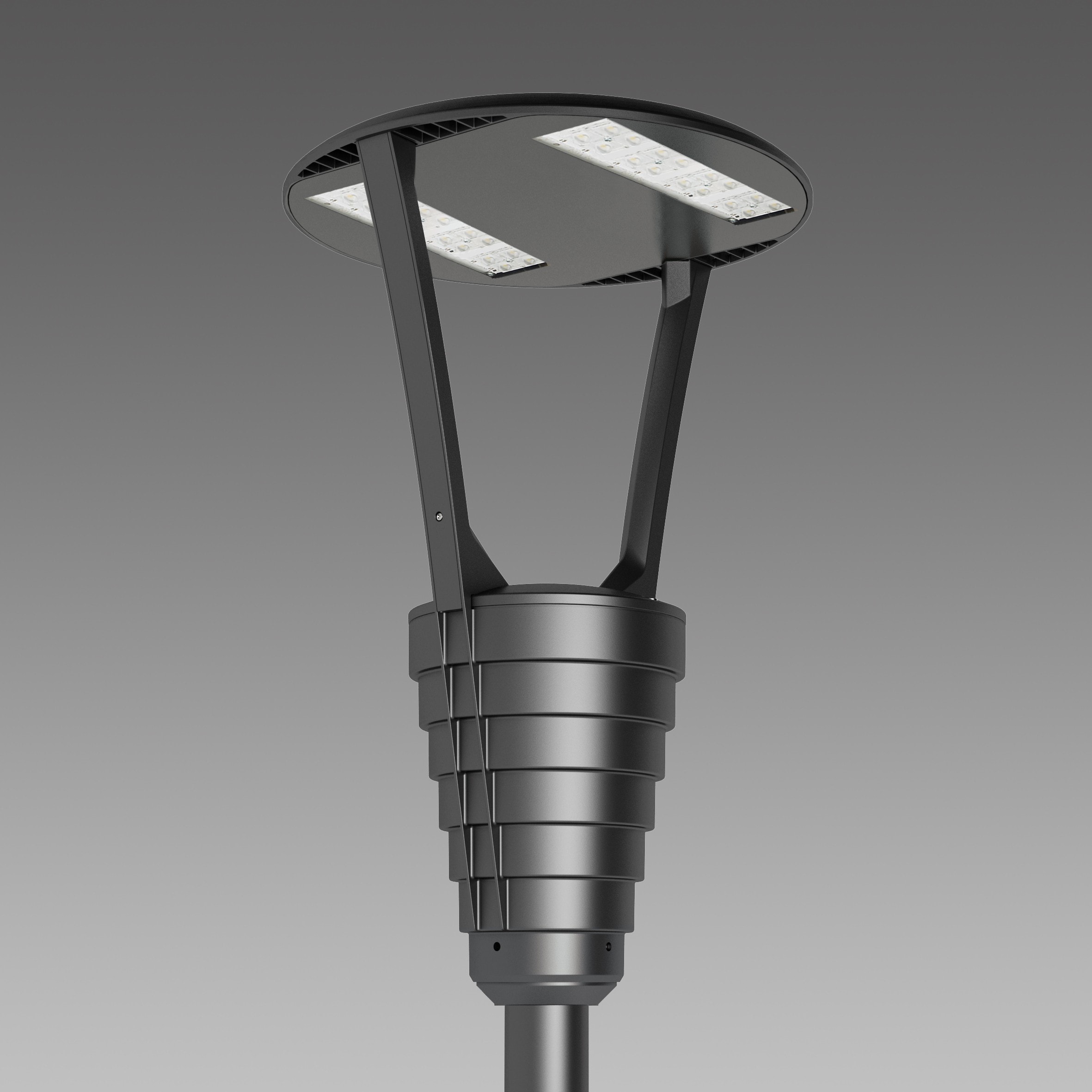 Disano - GARDA 1 3350 HE Led 31W 3000K minuit virtuel anthracite rotosymétrique
