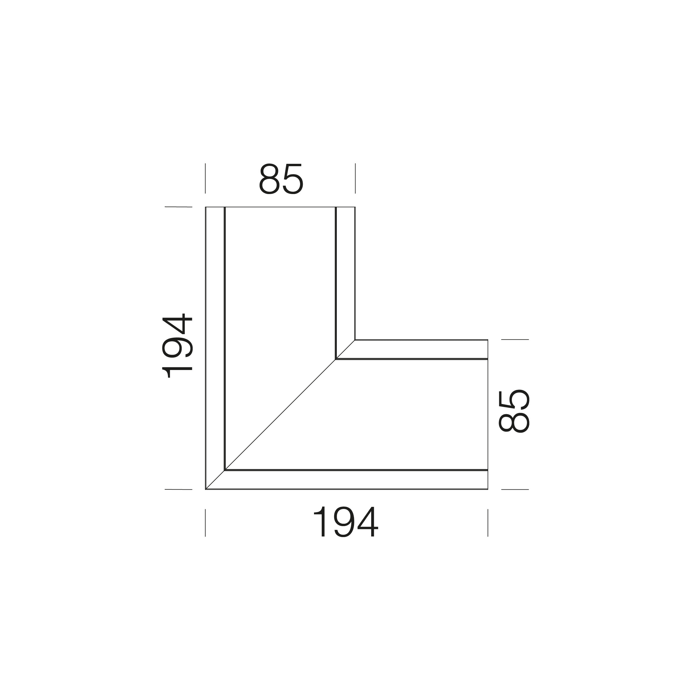 Disano - Accessoire 6081 Module angulaire PLEINE INTENSITE 4W blanc MADRID