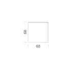 Disano - Accessoire 6085 Module angulaire blanc MADRID suspension plafonnier