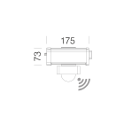 Disano - Accessoire 6694 Module de détection présence et luminosité KENDO blanc