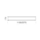 Disano - Accessoire 6695 Module S pour ligne continue passage cable KENDO blanc L=1130mm