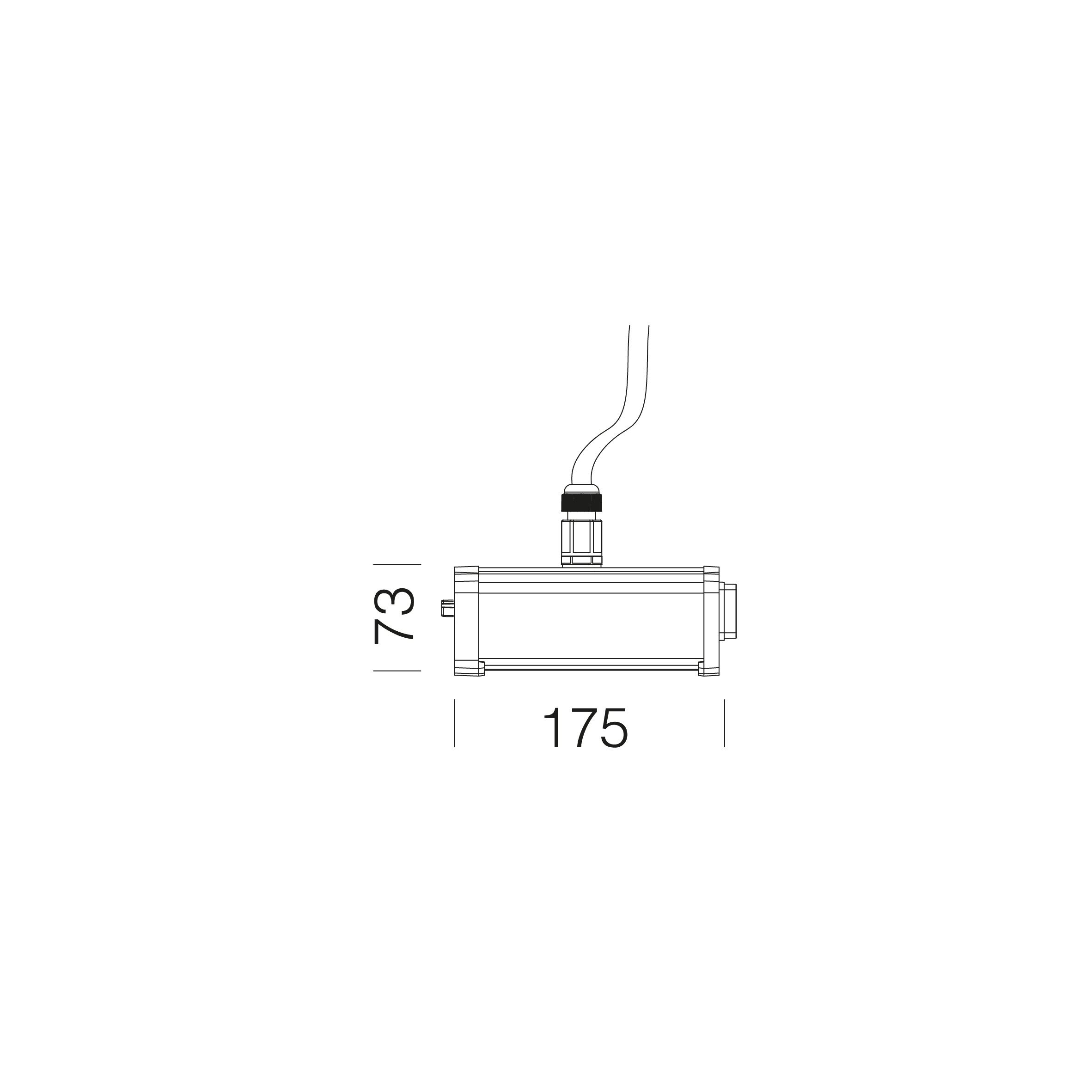 Disano - Accessoire 6697 Module d'alimentation pour équipement externe KENDO blanc