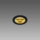 Disano - HEALTH DARK 912 Led Dip Switch 10W or noir 4000K diamètre 121