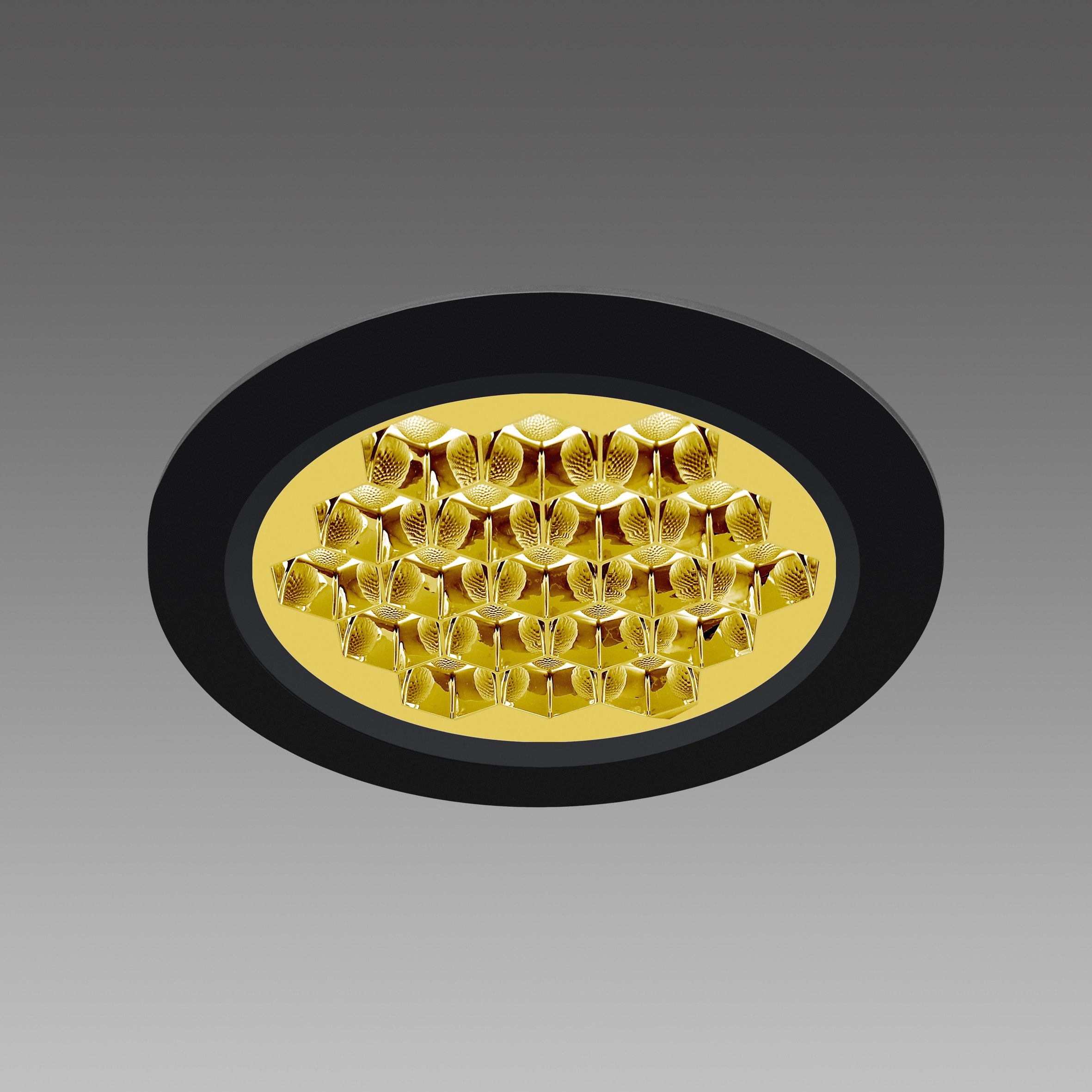 Disano - HEALTH DARK 912 Led Dip Switch 30W or noir 4000K diamètre 220
