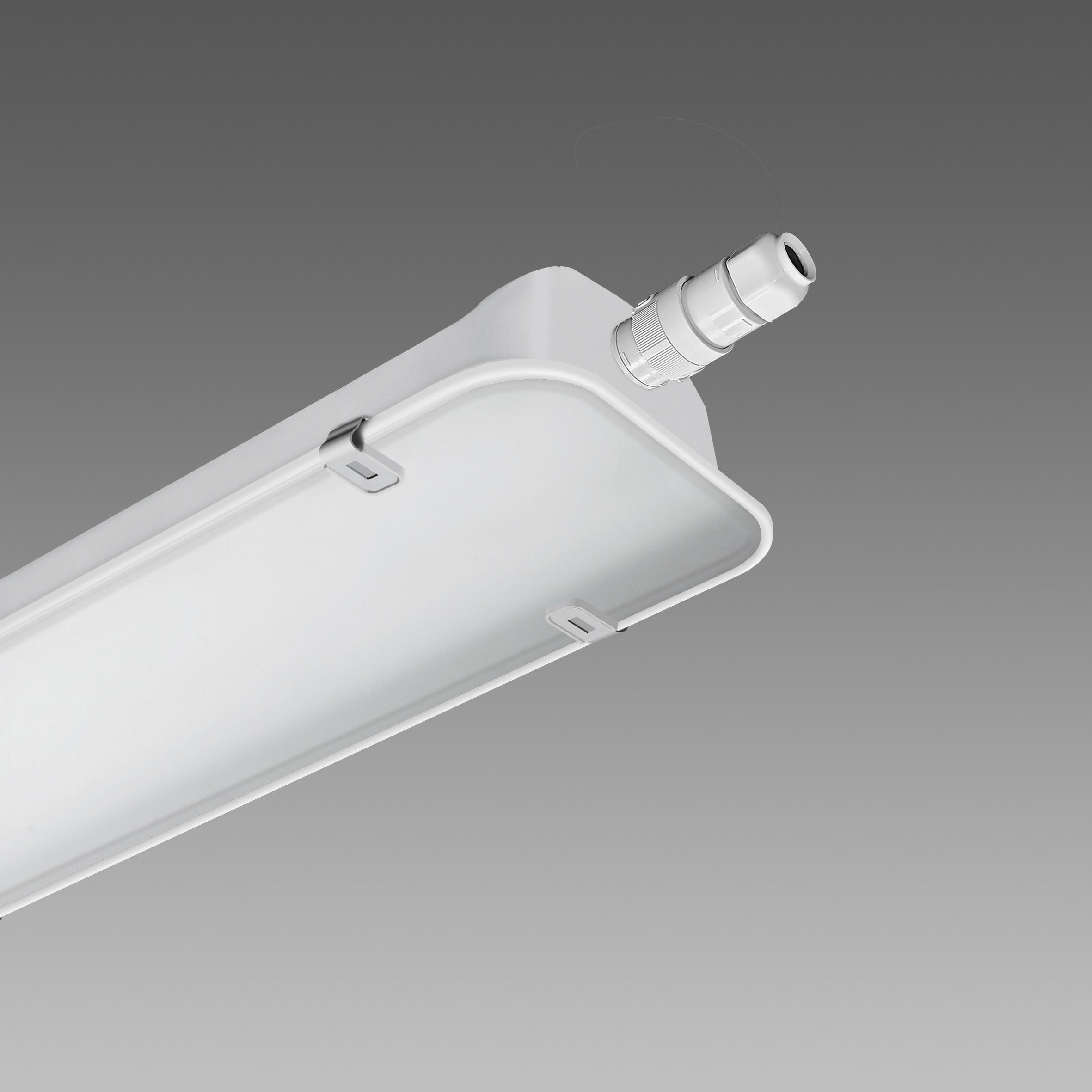 Disano - FORMA 995 Led 42W Emergency 4000K argent sablé IP66IK10