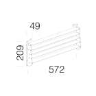 Disano - Accessoire 28 Grille anti-éblouissement S pour FORUM S RAL7021