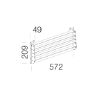 Disano - Accessoire 29 Grille anti-éblouissement M pour FORUM RAL7021