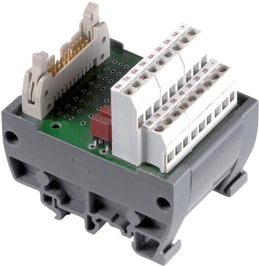 Te Entrelec - Platine Interface Bifilaire He10/20 8 Voies Fusible