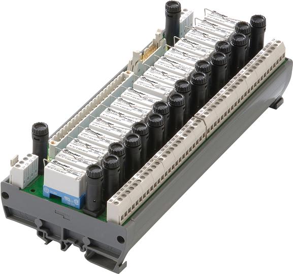 Te Entrelec - Interface de Sortie 16 Relais N/P 1rt 24VDC Fu Omni. He10