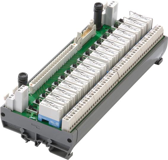 Te Entrelec - Interface de Sortie 16 Relais N/P 1rt 24VDC Omni+He10 Switch