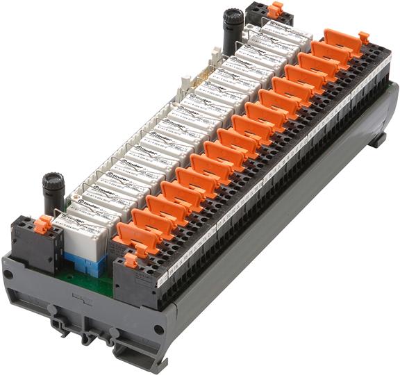 Te Entrelec - Interface de Sortie 16 Relais N/P 1No 24VDC Solenoide