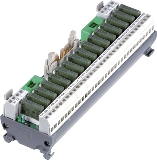 Te Entrelec - Interface d'Entrée 16 Relais N/P 1rt 24VDC He10