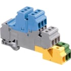 Te Entrelec - D4/6.Lntp2 Coffret de distribution Bleu/Gris/Vert/Jaune