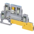 Te Entrelec - D4/6.A.Ntlp Borne vissé pour Coffret de distribution Bleu/Gris/Vert/Jaune