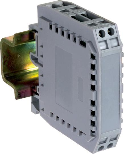 Te Entrelec - PFN3 Bornes Vides-Plaque de Fermeture-Gris-Ep 3.5 mm