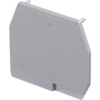 Te Entrelec - Femr10-Flasque d'extrémité-Gris pour Blocs Rs