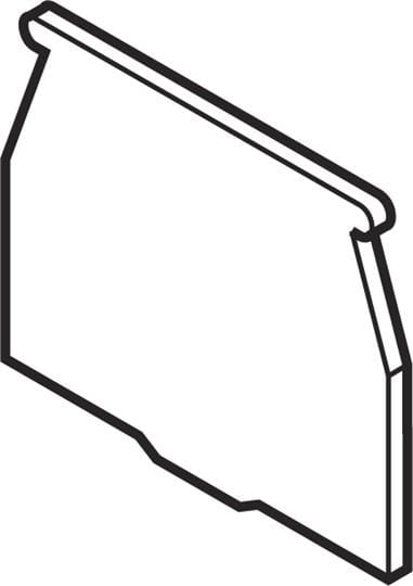 Te Entrelec - Fee61P End Sections Grey