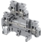 Te Entrelec - M4/6.Dd Borne vissé Porte Composant Gris