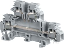 Te Entrelec - M4/6.De2 Porte Composant Gris