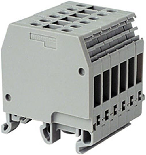 Te Entrelec - Mb10/10.L6 Bornier de distribution Gris