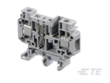 Te Entrelec - M10/10.St.Sn Borne vissé pour Circuits d'Essais Gris