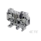 Te Entrelec - M10/10.St.Sn Borne vissé pour Circuits d'Essais Gris