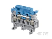 Te Entrelec - M4/8.Sn Borne vissé Porte Fusible Gris/Bleu