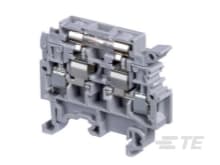 Te Entrelec - M4/8.Sflt Borne vissé Porte Fusible Gris