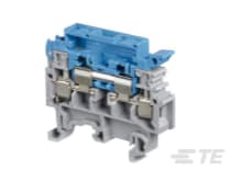 Te Entrelec - M4/8.Snt Borne vissé Porte Fusible Gris/Bleu