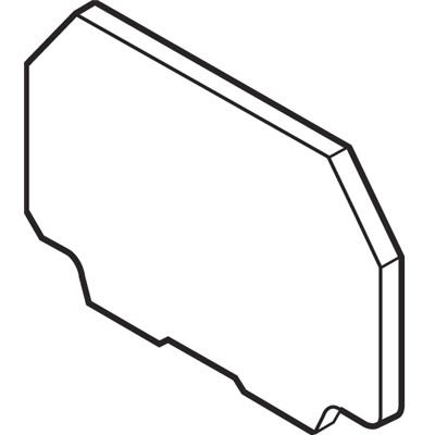 Te Entrelec - Fedr51-Flasque d'extrémité-Gris