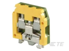 Te Entrelec - Dr4/6.P.Ex Borne vissé Miniblocs Vert/Jaune