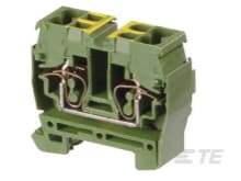Te Entrelec - Dr2.5/10.P.4L.Ex Borne ressort Miniblocs Vert/Jaune