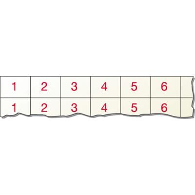 Te Entrelec - Carte 680 étiquettes Terminal Block Markers
