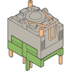 Te Entrelec - Fiches 2x4 pôles, avec 2 broches de codage (COP-FI-1)